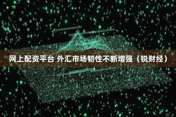 网上配资平台 外汇市场韧性不断增强（锐财经）